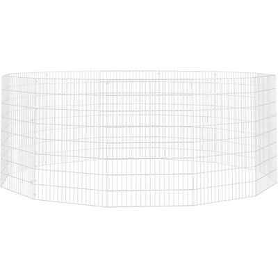 MAISON EXCLUSIVE - Recinto Per Animali Ruspante 12 Pannelli 54x80 Cm Ferro Zincato MAISON EXCLUSIVE - Recinto Per Animali Ruspante 12 Pannelli 54x80 Cm Ferro Zincato