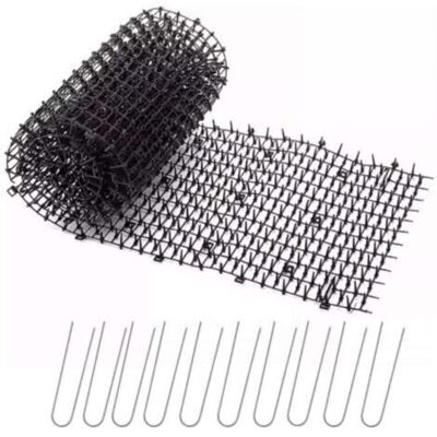 OEM Tappetino Da Giardino Anti-gatto Con Punte, Repellente Per Insetti E Animali, 200281, 8 Cm Con 10 Picchetti In Metallo, Nero OEM Tappetino Da Giardino Anti-gatto Con Punte, Repellente Per Insetti E Animali, 200281, 8 Cm Con 10 Picchetti In Metallo, Nero