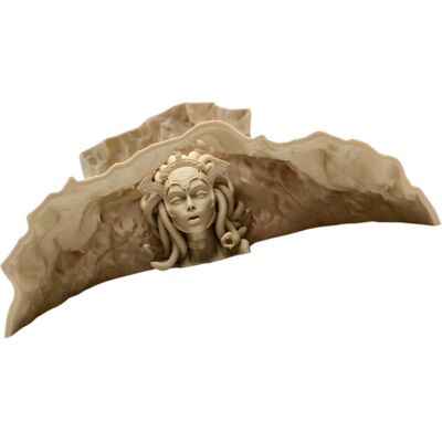 OEM Ornamenti Gorgone Medusa, Statua Greca - Sabbia Giallo M OEM Ornamenti Gorgone Medusa, Statua Greca - Sabbia Giallo M