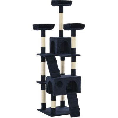 VIDAXL Albero Per Gatti Con Tiragraffi In Sisal 170 Cm Blu VIDAXL Albero Per Gatti Con Tiragraffi In Sisal 170 Cm Blu