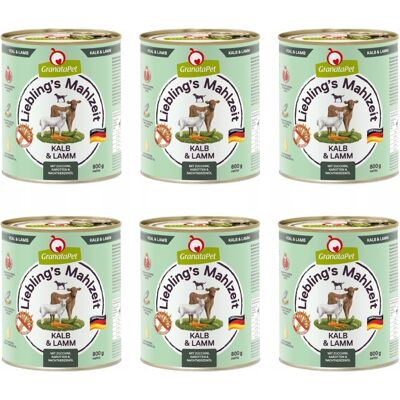OEM Granatapet Liebling´s Mahlzeit Vitello 6 X 800g OEM Granatapet Liebling´s Mahlzeit Vitello 6 X 800g