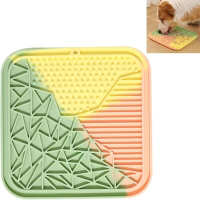 OEM Tappetino Da Leccare Per Cani Con Ventose - 1 Pezzo, Mix Di Tre Colori, Tappetino Da Leccare Per Cuccioli E Gatti, Adatto A Rallentare La Velocità Con Cui Gli Animali Domestici Mangiano OEM Tappetino Da Leccare Per Cani Con Ventose - 1 Pezzo, Mix Di Tre Colori, Tappetino Da Leccare Per Cuccioli E Gatti, Adatto A Rallentare La Velocità Con Cui Gli Animali Domestici Mangiano