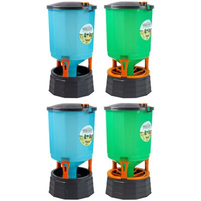 SUINGA Confezione 2+2 Abbeveratoi + Mangiatoie Per Pollame 45 L Kit Di 4 Accessori Per Pollame SUINGA Confezione 2+2 Abbeveratoi + Mangiatoie Per Pollame 45 L Kit Di 4 Accessori Per Pollame