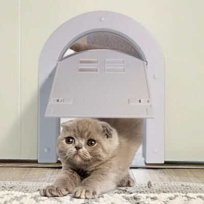 OEM Gattaiola Da Interno Dalla Forma Unica, Porta Per Animali Domestici Da Interno, Porta Con Serratura Per Cani E Gatti Fino A 150 Cm OEM Gattaiola Da Interno Dalla Forma Unica, Porta Per Animali Domestici Da Interno, Porta Con Serratura Per Cani E Gatti Fino A 150 Cm