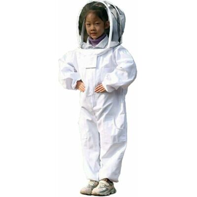 JUSCH Tuta Da Apicoltore Per Bambini – Cotone A Maniche Lunghe – Protezione Dalle Punture – Taglia M Per Altezze 80-130 Cm JUSCH Tuta Da Apicoltore Per Bambini – Cotone A Maniche Lunghe – Protezione Dalle Punture – Taglia M Per Altezze 80-130 Cm