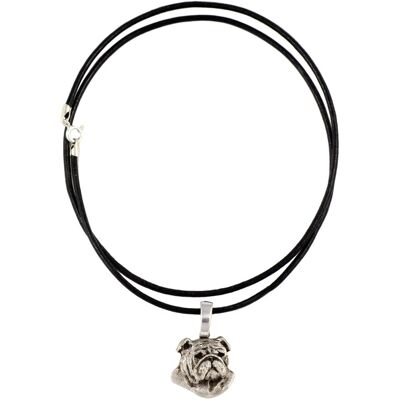 OEM Bulldog Inglese, Bulldog Ii - Collana Con Ciondolo Placcato In Argento Per Gli Amanti Dei Cani, Gioiello Raffinato Di Art-dog OEM Bulldog Inglese, Bulldog Ii - Collana Con Ciondolo Placcato In Argento Per Gli Amanti Dei Cani, Gioiello Raffinato Di Art-dog