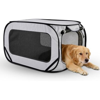 Neptune Recinto Portatile Per Cuccioli E Animali Domestici, Adatto A Cani, Gatti E Conigli (stile 2 - Grigio) Neptune Recinto Portatile Per Cuccioli E Animali Domestici, Adatto A Cani, Gatti E Conigli (stile 2 - Grigio)