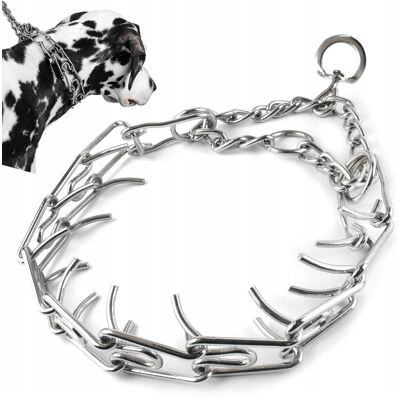 OEM Collare Per Cani Robusto Con Punte In Metallo - Xxl 55-65 OEM Collare Per Cani Robusto Con Punte In Metallo - Xxl 55-65