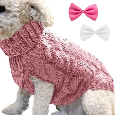 OEM 1 Pezzo Per Animali Domestici - Maglione A Collo Alto - Giacca Lavorata A Maglia - Abbigliamento Per Animali Domestici - Maglione Caldo - Maglione Invernale - Accessori Per Animali Domestici (l, Rosa) OEM 1 Pezzo Per Animali Domestici - Maglione A Collo Alto - Giacca Lavorata A Maglia - Abbigliamento Per Animali Domestici - Maglione Caldo - Maglione Invernale - Accessori Per Animali Domestici (l, Rosa)