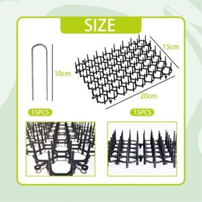 OEM Barriera Anti-gatti 12 Pezzi, Mattonelle Con Spuntoni, Protezione Esterna Per Giardini E Balconi, Resistente E Facile Da Installare OEM Barriera Anti-gatti 12 Pezzi, Mattonelle Con Spuntoni, Protezione Esterna Per Giardini E Balconi, Resistente E Facile Da Installare