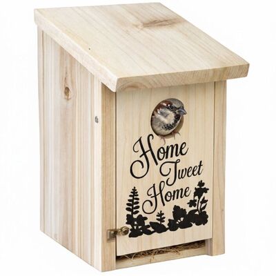 RELAXDAYS Nido Artificiale Uccellini Home Tweet Legno, Da Appendere Decorativo Hlp: 21,5 X 12 X RELAXDAYS Nido Artificiale Uccellini Home Tweet Legno, Da Appendere Decorativo Hlp: 21,5 X 12 X
