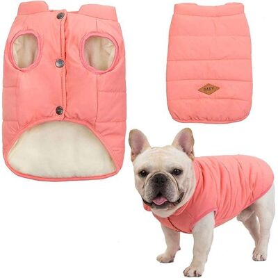 OEM Gilet Invernale Caldo Per Cani Con Fodera In Pile, Taglia S, Rosa OEM Gilet Invernale Caldo Per Cani Con Fodera In Pile, Taglia S, Rosa
