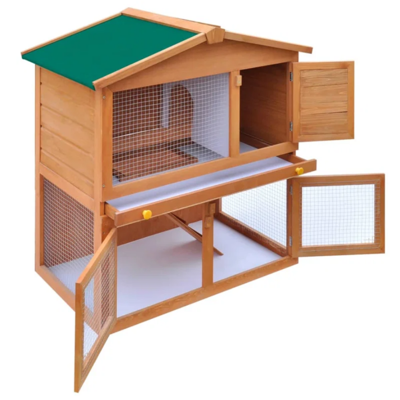 ALCE Casetta Per Conigli Rabbit 3 100x54,5x100 Cm ALCE Casetta Per Conigli Rabbit 3 100x54,5x100 Cm