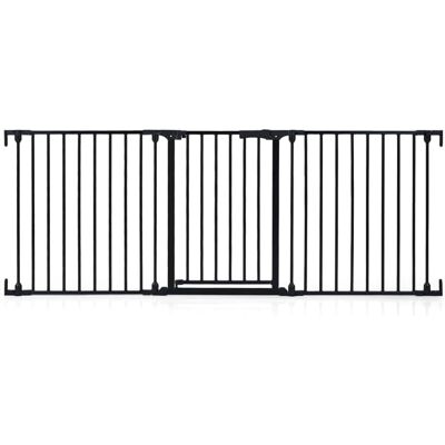 COSTWAY 198 Cm Cancelletto A 3 Pannelli Per Cani,con Doppia Chiusura,per Bambini E Animali,nero COSTWAY 198 Cm Cancelletto A 3 Pannelli Per Cani,con Doppia Chiusura,per Bambini E Animali,nero