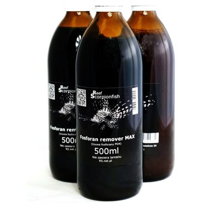 OEM Reef Scorpionfish Phosphate Remover Max 500ml Preparazione Per La Rimozione Dei Fosfati OEM Reef Scorpionfish Phosphate Remover Max 500ml Preparazione Per La Rimozione Dei Fosfati