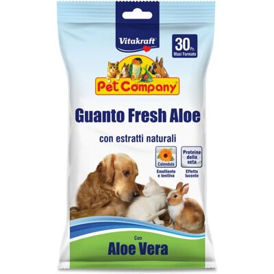 Vitakraft Guanto Fresch Aloe Vera 30 Pz - Vitakraft Guanto Fresch Aloe Vera 30 Pz -