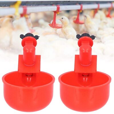VISTRECK Set Di 2 Kit Di Abbeveratoi Per Polli – Completamente Automatici – Acqua VISTRECK Set Di 2 Kit Di Abbeveratoi Per Polli – Completamente Automatici – Acqua