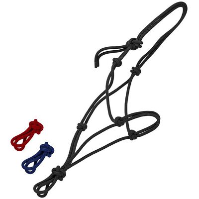 TATTINI Capestro Corda Annodata Knotted Rope Halter Regolabile Resistente TATTINI Capestro Corda Annodata Knotted Rope Halter Regolabile Resistente