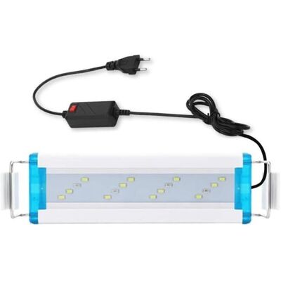 OEM Luce Led Per Acquario 18-58 Cm – Illuminazione A Spettro Completo – Luce Bianca E Blu – Staffe Metalliche Regolabili OEM Luce Led Per Acquario 18-58 Cm – Illuminazione A Spettro Completo – Luce Bianca E Blu – Staffe Metalliche Regolabili
