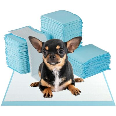 HELLOSHOP26 Confezione Da 300 Tappetini Assorbenti Per L'Addestramento Dei Cani 60 X 43 Cm Per Uso Interno Ed Esterno Realizzati In Tessuto Non Tessuto Blu 200014203 HELLOSHOP26 Confezione Da 300 Tappetini Assorbenti Per L'Addestramento Dei Cani 60 X 43 Cm Per Uso Interno Ed Esterno Realizzati In Tessuto Non Tessuto Blu 200014203