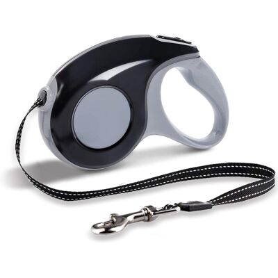 Zone Guinzaglio Retrattile Per Cani, Guinzaglio Per Gatti, Corda Di Trazione Telescopica - 5 M, Massimo 10 Kg (nero) Zone Guinzaglio Retrattile Per Cani, Guinzaglio Per Gatti, Corda Di Trazione Telescopica - 5 M, Massimo 10 Kg (nero)