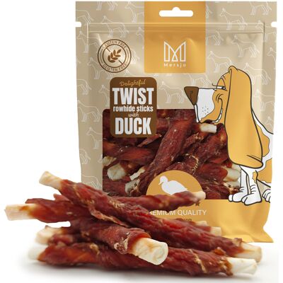 OEM Snack Naturali Da Masticare In Pelle Con Carne D'Anatra, Snack Per Cani, Mersjo, 500 G OEM Snack Naturali Da Masticare In Pelle Con Carne D'Anatra, Snack Per Cani, Mersjo, 500 G