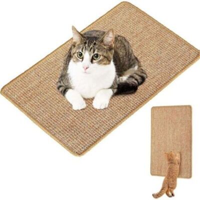 OEM Tappetino Tiragraffi In Sisal Naturale, Antiscivolo, Orizzontale/verticale, Protezione Per Divani, 60x40 Cm OEM Tappetino Tiragraffi In Sisal Naturale, Antiscivolo, Orizzontale/verticale, Protezione Per Divani, 60x40 Cm