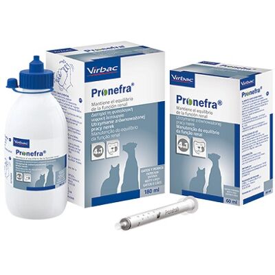 Virbac Pronefra - Trattamento per malattia renale cronica - 60 ml Virbac Pronefra - Trattamento per malattia renale cronica - 60 ml
