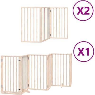 MAISON EXCLUSIVE - Cancello Per Cani Porta Pieghevole 12 Pannelli 300 Cm In Pioppo MAISON EXCLUSIVE - Cancello Per Cani Porta Pieghevole 12 Pannelli 300 Cm In Pioppo