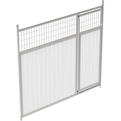 SUINGA Frente Mixto Boxes Perros 200x185 Cm Con Puerta Perrera Canina SUINGA Frente Mixto Boxes Perros 200x185 Cm Con Puerta Perrera Canina