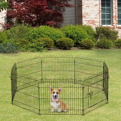 PZCC Recinto Per Cuccioli Pawhut, Set Da 8 Pezzi, Area Recintata Con 8 Pannelli, Porta, Copertura Protettiva, Altezza 61 Cm, Cancelletto Per Cuccioli, Recinto Per Animali Domestici (cani, Gatti, Cuccioli), PZCC Recinto Per Cuccioli Pawhut, Set Da 8 Pezzi, Area Recintata Con 8 Pannelli, Porta, Copertura Protettiva, Altezza 61 Cm, Cancelletto Per Cuccioli, Recinto Per Animali Domestici (cani, Gatti, Cuccioli),