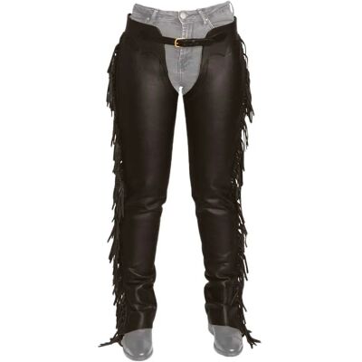 Dyon Chaps Pelle Sintetica Frange Impermeabile Donna Dyon Chaps Pelle Sintetica Frange Impermeabile Donna