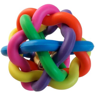 OEM Palla Di Gomma Con Campanellino, Divertente Per Gli Animali OEM Palla Di Gomma Con Campanellino, Divertente Per Gli Animali