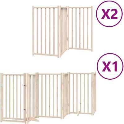 MAISON EXCLUSIVE - Cancello Per Cani Porta Pieghevole 12 Pannelli 300 Cm In Pioppo MAISON EXCLUSIVE - Cancello Per Cani Porta Pieghevole 12 Pannelli 300 Cm In Pioppo