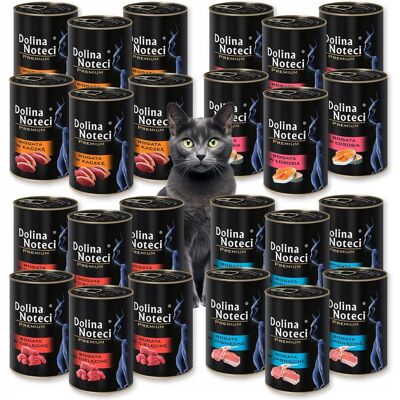 OEM Cibo Umido Per Gatti In Gelatina Dolina Noteci Mix Di Gusti Premium 24 X 400g OEM Cibo Umido Per Gatti In Gelatina Dolina Noteci Mix Di Gusti Premium 24 X 400g