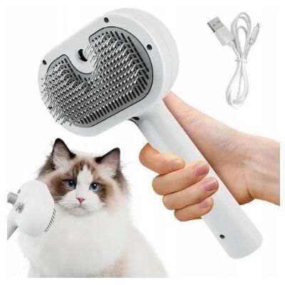 OEM Spazzola A Vapore Elettrica Per Cani, Gatti E Altri Animali Per La Cura Del Pelo OEM Spazzola A Vapore Elettrica Per Cani, Gatti E Altri Animali Per La Cura Del Pelo