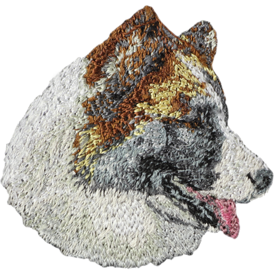OEM Pastore Islandese - Toppa A Forma Di Cane, Toppa Ricamata, Decorazione Unica Per Zaino Di Art-dog OEM Pastore Islandese - Toppa A Forma Di Cane, Toppa Ricamata, Decorazione Unica Per Zaino Di Art-dog