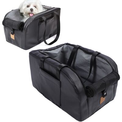 OEM Adatto A Cani Di Piccola Taglia, Questo Seggiolino Auto Con Design A Console È Realizzato In Pvc Traspirante E Poliestere, E Misura 42 X 27,5 Cm. OEM Adatto A Cani Di Piccola Taglia, Questo Seggiolino Auto Con Design A Console È Realizzato In Pvc Traspirante E Poliestere, E Misura 42 X 27,5 Cm.