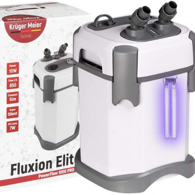 OEM Kruger Meier Fluxion Elite 1000 Uvc Pro - Filtro Esterno Con Lampada Uv Per Acquari Da 80 A 180 Litri OEM Kruger Meier Fluxion Elite 1000 Uvc Pro - Filtro Esterno Con Lampada Uv Per Acquari Da 80 A 180 Litri