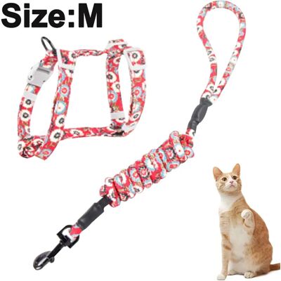 FORTUNEVILLE Imbracatura Per Animali Domestici Regolabile Con Guinzaglio Per Conigli/gatti/gattini, Collare Regolabile Per Passeggiata Con Piccoli Cani FORTUNEVILLE Imbracatura Per Animali Domestici Regolabile Con Guinzaglio Per Conigli/gatti/gattini, Collare Regolabile Per Passeggiata Con Piccoli Cani