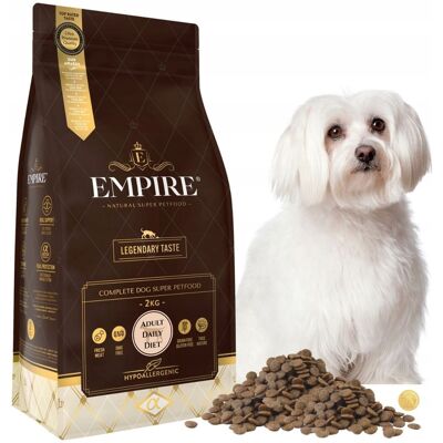 OEM Cibo Per Cani Empire Per Maltese Con Allergie, Confezione Da 2 Kg. OEM Cibo Per Cani Empire Per Maltese Con Allergie, Confezione Da 2 Kg.