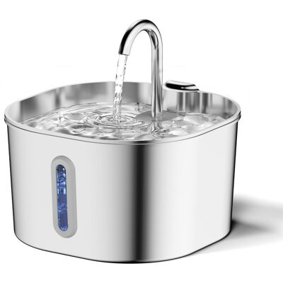 OEM Distributore D'Acqua Per Animali Domestici Da 2,2 Litri, Spruzzatore Automatico In Acciaio Inox Con Finestra Di Visualizzazione, Abbeveratoio, Ciotola Automatica Per Cani E Gatti, Distributore D'Acqua OEM Distributore D'Acqua Per Animali Domestici Da 2,2 Litri, Spruzzatore Automatico In Acciaio Inox Con Finestra Di Visualizzazione, Abbeveratoio, Ciotola Automatica Per Cani E Gatti, Distributore D'Acqua