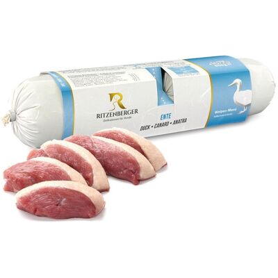 OEM Anatra Con Zucca Doppi Panini (2x400g) Cibo Umido Per Cuccioli Ritzenberger OEM Anatra Con Zucca Doppi Panini (2x400g) Cibo Umido Per Cuccioli Ritzenberger