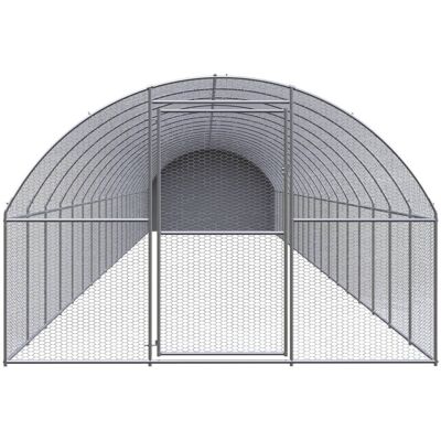 MAISON EXCLUSIVE - Gabbia Per Polli Da Esterno 3x20x2 M In Acciaio Zincato MAISON EXCLUSIVE - Gabbia Per Polli Da Esterno 3x20x2 M In Acciaio Zincato