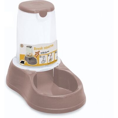 ZOLUX Stefanplast Break Reserve Cibo Con Piedini Antiscivolo 3,5 Lt Cipria ZOLUX Stefanplast Break Reserve Cibo Con Piedini Antiscivolo 3,5 Lt Cipria