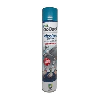 GENERICO Goback Spray Disabituante Piccioni Per Esterni Uccelli Formato 750 Ml GENERICO Goback Spray Disabituante Piccioni Per Esterni Uccelli Formato 750 Ml
