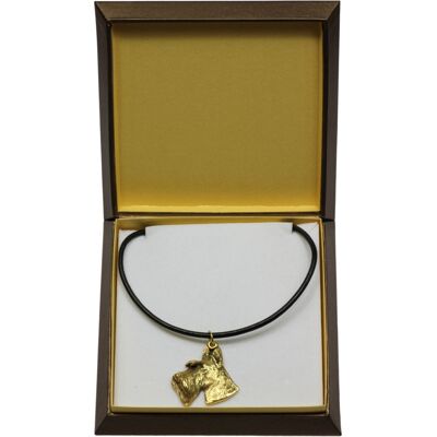 OEM Scottish Terrier, Aberdeen Terrier I - Collana Per Cani In Confezione Regalo, Ciondolo Placcato Oro Per Un Amante Dei Cani, Gioiello Di Grande Effetto Di Art-dog OEM Scottish Terrier, Aberdeen Terrier I - Collana Per Cani In Confezione Regalo, Ciondolo Placcato Oro Per Un Amante Dei Cani, Gioiello Di Grande Effetto Di Art-dog