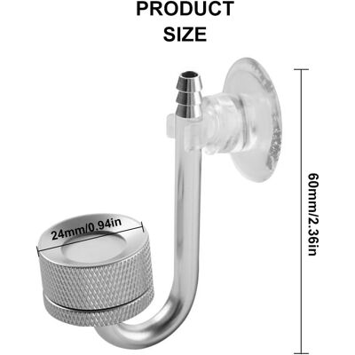 OEM Diffusore Di Anidride Carbonica Per Acquario Con Ventosa, Argento - Altro OEM Diffusore Di Anidride Carbonica Per Acquario Con Ventosa, Argento - Altro