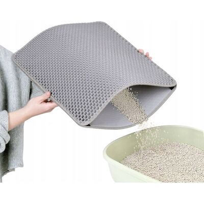 OEM Tappetino Per Lettiera 75x55 Cm, Grigio. Una Soluzione Pratica Per La Lettiera OEM Tappetino Per Lettiera 75x55 Cm, Grigio. Una Soluzione Pratica Per La Lettiera