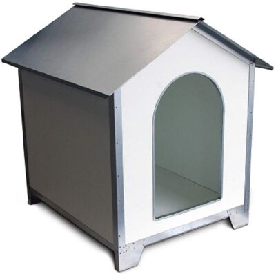 GOMEZ Y CRESPO Cabina Per Cani Trevinca Zincata, Ideale Per Il Giardino Ed Esterno, 102 X 89 X 102 H GOMEZ Y CRESPO Cabina Per Cani Trevinca Zincata, Ideale Per Il Giardino Ed Esterno, 102 X 89 X 102 H
